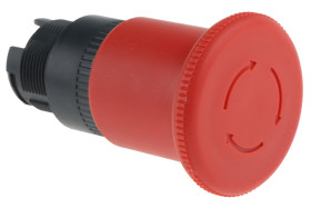 Przycisk, Ø 40mm, IP65, kolor: Czerwony, Schneider Electric, ZA2