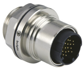 Złącze wielostykowe przemysłowe 22-pinowe Montaż przedni Wtyczka Bulgin