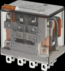 56.34.8.006.0040 Industrial relay, 4x UM, 250 V/12 A, 6 V DC