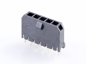 Molex Listwa kołkowa, męska, do wbudowania, standardowa Ilość pinów 5 Wymiary siatki: 3.00 mm 436500519 1 szt. paleta