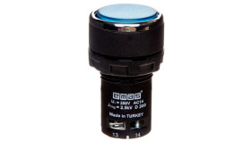 Przycisk Sterowniczy Monoblok, Kryty, Niestabilny, 1No, Niebieski T0-Mb100dm