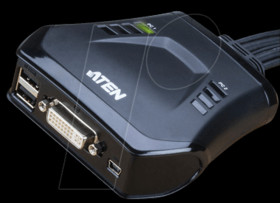 CS22D 2 Port USB cable KVM, USB and DVI
