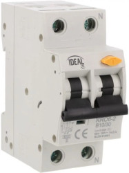 Wyłącznik różnicowo-nadprądowy 2P B 10A 0,03A typ AC KRO6-2/B10/30 23213