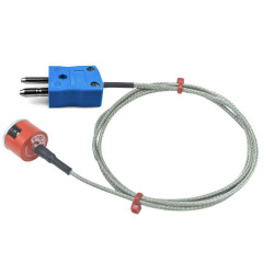 Termopara z końcówką magnetyczną K średnica 19.1mm długość 2m -50°C → +250°C Standard Plug RS PRO
