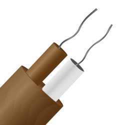 Kabel/przewód termopary T dł. 100m 1/0.508mm -75 → + 260 °C PTFE 2-żyłowy Nieekranowany