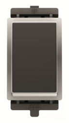Włącznik światła, 10A, 250V, 1-przyciskowy, 1-biegunowy, IP20 Millenium, ABB