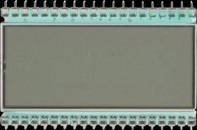 DE114-RS-20/7,5 LCD 7-segment, 1x3.5 + SZ, H:12.7mm reflective