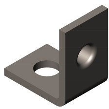 Mounting bracket, steel, (L x W x H) 10 x 7 x 11 mm, 1609.95