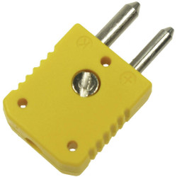 B&#x2B;B Thermo-Technik 0220 0004 Yellow Thermocouple Connectors Polarised Design