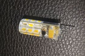 Żarówka LEDOWA G4 12V 3W biała CIEPŁA w silikonie