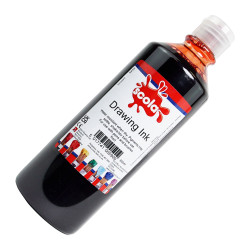 SCOLA DDI600/24 SCO DRAWING INK 600ML BRILLIANT RED