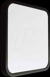 76431-24 Ceiling light fixture, 18 W, 1830 lm, 4000 K, black, IP44, squar
