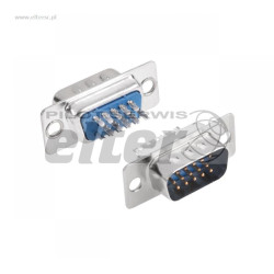 Złącze D-SUB 15PIN męskie SVGA