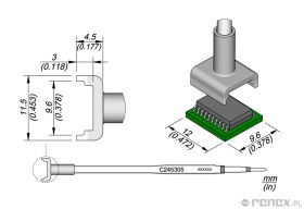 Grot C245305 do rączki JBC T245
