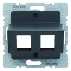 K.1 Płytka centralna do gniazda modularnego Krone antracyt mat lakierowany System płytek centralnych 14641606