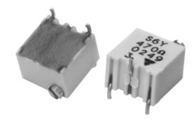 TS6 Multi-Turn Surface Mount 1/4" Square Cermet Trimmers, Fully Sealed