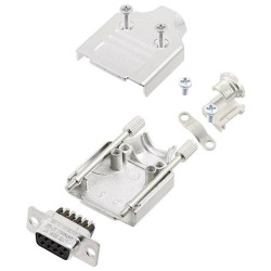 Amphenol L17MHDM15&#x2B;L77SDA15S D-Sub Receptacle Set 15 Pins Solder 1pc
