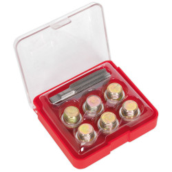 Sealey VS617 Oil Drain Plug Thread Repair Set - M17