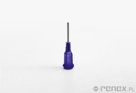 Igła stalowa z plastikową nasadką (0,82 mm)
