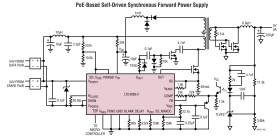 IEEE 802.3at High Power PD and Synchronous Forward Controller with AUX Support
