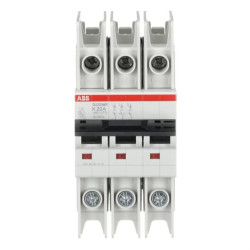 Wyłącznik automatyczny, Typ K, 3-biegunowy, 20A, 400V, ABB, SU200 MR