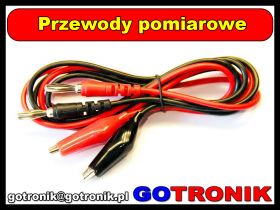 Przewody pomiarowe z krokodylkami