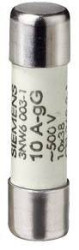 Siemens 3NW60031 Wkładka bezpiecznika cylindrycznego 10 A 500 V 10 szt.