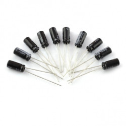 Kondensator elektrolityczny 100uF/35V 6x12mm 105C THT - 10szt.