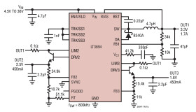 36V, 2.6A Monolithic Buck Regulator With Dual LDO