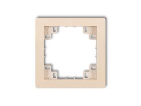 DECO Ramka pośrednia beżowy 1DRP KARLIK