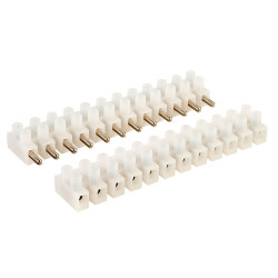 CamdenBoss CTSN433/12MF 10mm 12 Way Male/Female Terminal Strip 10A