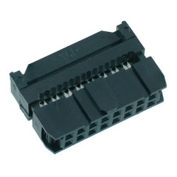 16-Way IDC Cable Mounting Socket 2.54mm Pitch