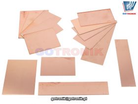 Zestaw laminatów FR-4 różne wymiary waga 0,35kg