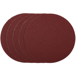 Draper 63026 Sanding Discs, 200mm, PSA, 80 Grit, (Pack of 5)