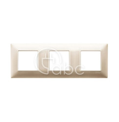 Ramka ozdobna Plana, 2+2+2M, Matt Champagne, 14644.22