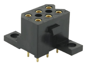 Gniazdo PCB 6 -pinowe 2 -rzędowe raster: 5.08mm Gniazdo Proste Montaż na płytce drukowanej