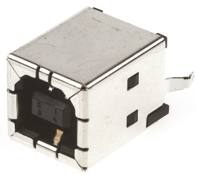 Złącze USB B Przewlekany Żeński 2.0 ,1-portowe