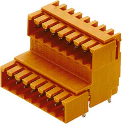 Weidmüller 1642860000 Listwa kołkowa, męska, do wbudowania, standardowa SLD 3.50 V/04/90G 4.5 SN BK BX, wire-to-board, p