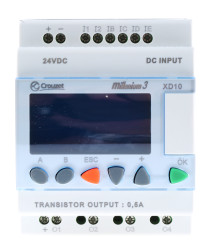 Moduł logiczny Crouzet Millenium 3 6 4 Port szeregowy, USB Analogowy, cyfrowy Tranzystor