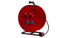 Przedłużacz Siłowy Na Bębnie Metalowym Makara-460 Opd 5X4 2X32a 5P, 2X230v,...