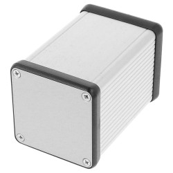 Hammond 1455CS801 Extruded Enclosure 54 X 54 X 80 Clear Anodise