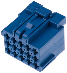 Złącze samochodowe 15-pinowe TE Connectivity 3-rzędowe Żeński Junior Power Timer Montaż na kablu Obudowa złącza