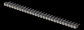 006-1-027-D-B1STF-XS0 Precision socket strip, 2.54 mm, 27 pin