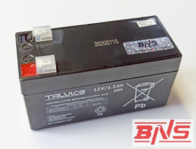 Akumulator żelowy AGM 12V / 1,2Ah, konektor 4,8mm
