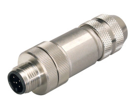 Złącze wielostykowe przemysłowe 1-pinowe M12 Wtyczka Siemens