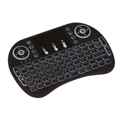 Klawiatura bezprzewodowa 2,4GHz mini KS-2+ touchpad SMART / 84-253