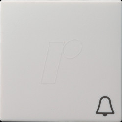 028603 Rocker Switch, Doorbell, Pure White Glossy