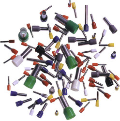 LAPP 61801590 Końcówka rurkowa ADERENDHÜLSEN AHI DIN N0,5/8WH, z częściową izolacją , 500 szt.