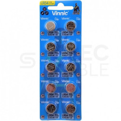 Bateria alkaliczna do zegarka LR54 189 1,5V VINNIC BLISTER 10szt.