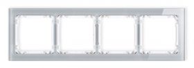 Ramka uniwersalna 4-krotna - efekt szkła
